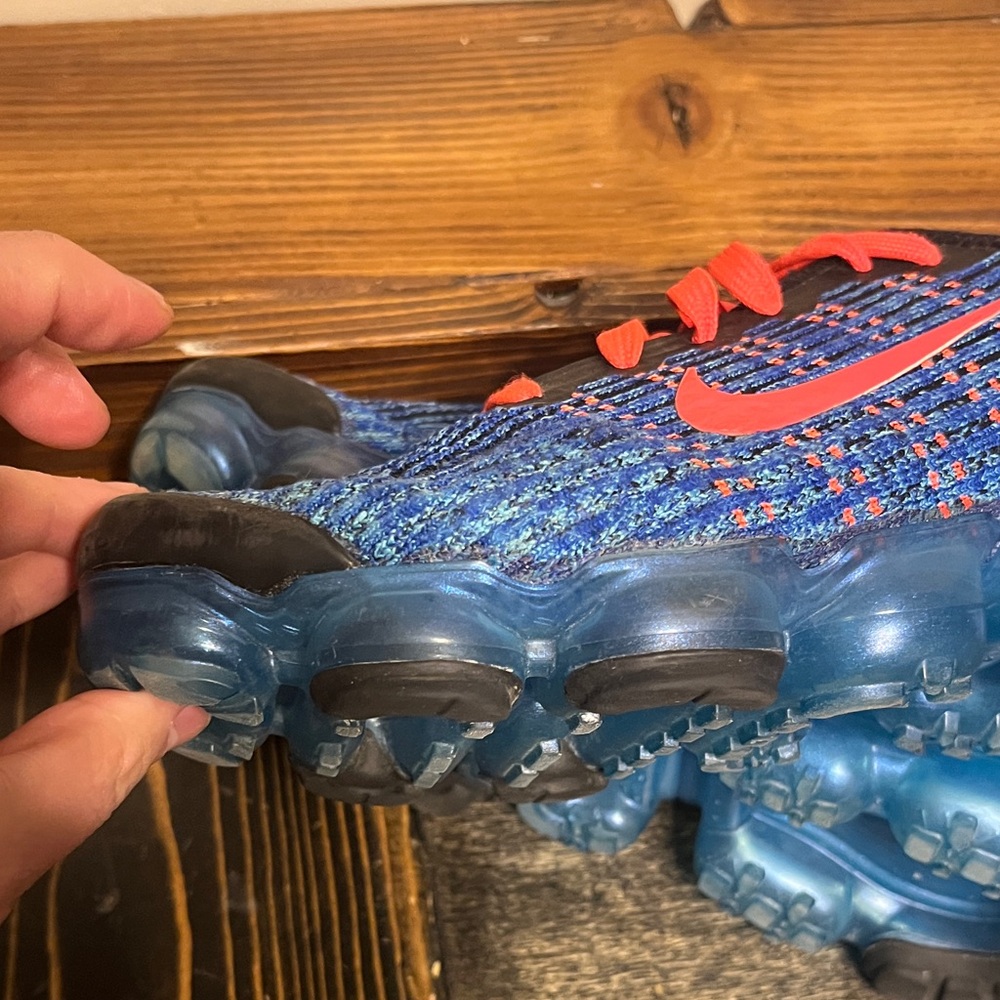 Nike Air VaporMax Flyknit Blue Fury GS - Picture 10 of 16